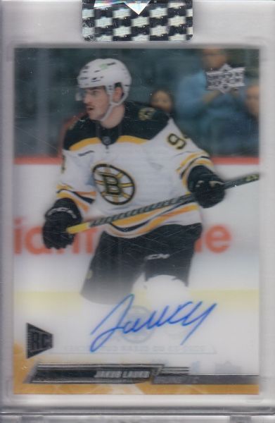AUTO RC karta JAKUB LAUKO 22-23 Clear Cut Autograph Rookie číslo CC-JL